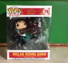 Funko POP! Deluxe Mulan Mulan Riding Khan 76