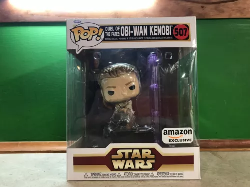 Funko POP! Deluxe Star Wars Duel Of The Fates Obi-Wan Kenobi Amazon 507