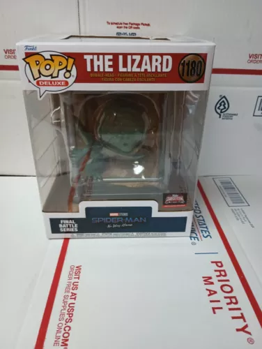 FUNKO POP! DELUXE THE LIZARD #1180 SPIDER-MAN NO WAY HOME NEW WITH BOX DAMAGE