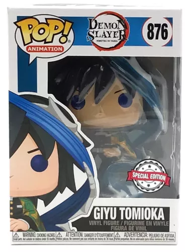 Funko Pop! Demon Slayer Giyu Tomioka #876 Special Edition with POP Protector