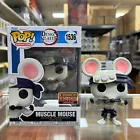 Funko Pop! Demon Slayer Muscle Mouse Vinyl Figure #1536 with protector case