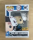 Funko Pop Demon Slayer Tanjiro Kamado 867 Hot Topic Exclusive In Soft Protector