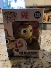 Funko POP! Despicable Me - Fire Alarm Minion #126 — NEW — Blk Scratches Top Box