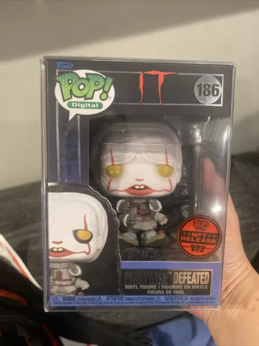 Funko Pop! Digital #186 Pennywise Defeated Grail Limited Edition Release