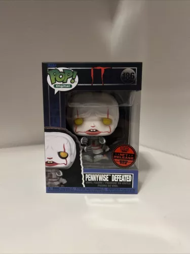 Funko Pop! Digital #186 Pennywise Defeated Grail Limited Edition Release