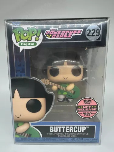 Funko Pop! Digital Buttercup (Legendary) #229 + Pop Protector