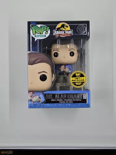 Funko POP! Digital Dr Alan Grant w/baby dino #201 - Jurassic Park 1900pcs