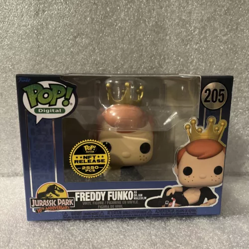 Funko Pop Digital Jurassic Freddy As Dr. Ian Malcolm #205 Funko Droppp Royalty