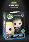 Funko Pop Digital Space Beth 327 Pre Sale Rick & Morty W/Protector