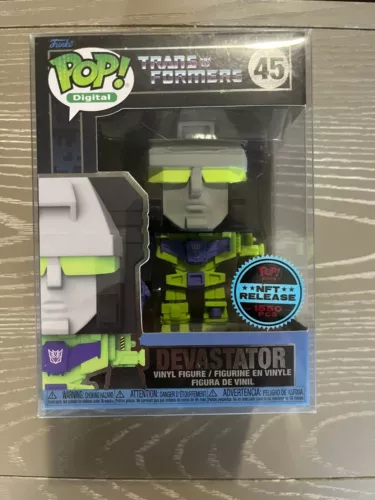 FUNKO POP! DIGITAL TRANSFORMERS DEVASTATOR LEGENDARY #45 - NEW- FREE SHIPPING!