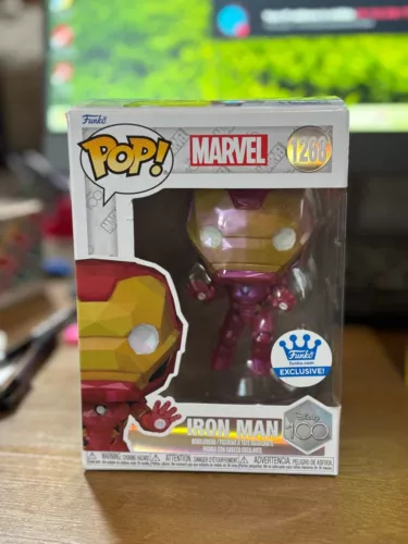 Funko Pop! Disney 100th: Iron Man (Facet) #1268 Shop Rare Exclusive ironman