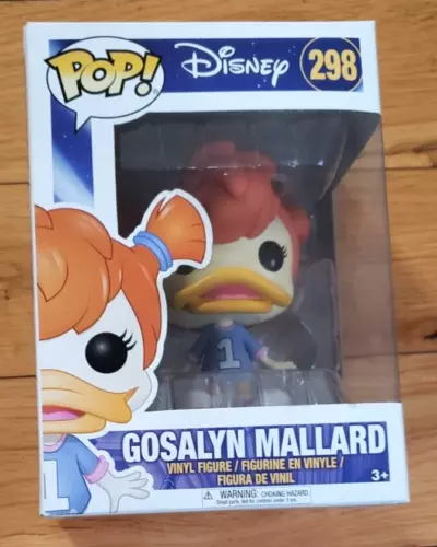 Funko Pop! Disney #298, GOSALYN MALLARD Vinyl Figure, NIB Box has Wear