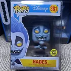 Funko Pop Disney #381 Hades No Hot Topic Exclusive Sticker Glow Dark Protector