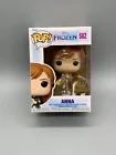 FUNKO POP! DISNEY #582 ANNA GOLD W/ PIN FROZEN FUNKO EXCLUSIVE W/ PROTECTOR