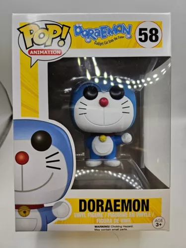 Funko Pop Disney Animation DORAEMON #58 Fujiko Pro Cat w, Pop Protector