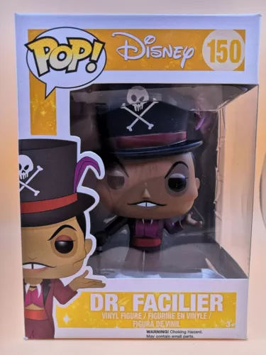 FUNKO POP! Disney Dr. Facilier 150 The Princess And The Frog W/PROTECTOR! P49