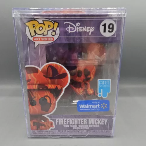 Funko Pop! Disney Firefighter Mickey Mouse Art Series 19 Walmart Exclusive