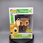 Funko Pop Disney Flocked Bambi Hot Topic Exclusive #94 Deer Vinyl Figure