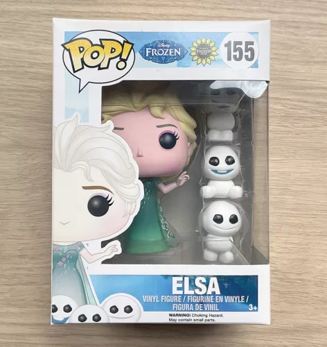 Funko Pop Disney Frozen Fever Elsa #155 + Free Protector