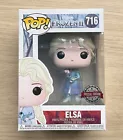 Funko Pop Disney Frozen II Elsa With Bruni #716 + Free Protector