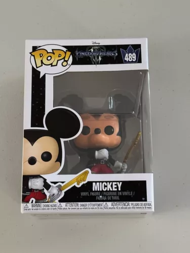 Funko Pop! Disney Kingdom Hearts III #489 Mickey Mouse Vinyl Figure Brand NEW