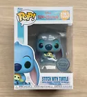 Funko Pop Disney Lilo & Stitch - Stitch With Turtle #1353 + Free Protector