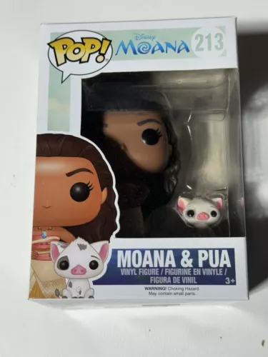 Funko POP! Disney Moana and Pua #213 Vinyl Figure - New in Box w/protector