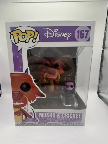 Funko Pop! Disney: Mulan - Mushu and Cricket #167 Vinyl Figure