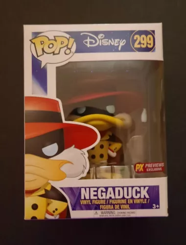 Funko Pop! Disney Negaduck Vinyl Figure #299 PX Previews Exclusive - Brand New.