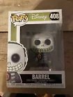 FUNKO POP DISNEY NIGHTMARE BEFORE CHRISTMAS #408 BARREL NEW