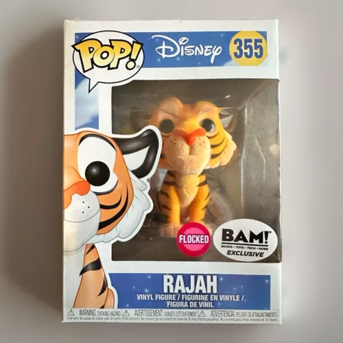 Funko POP! Disney Rajah 355 Flocked Books A Million BAM Exclusive Aladdin