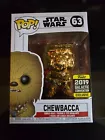 Funko Pop! Disney Star Wars Chewbacca Gold Chrome #63 2019 Galactic Convention