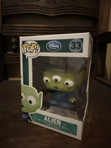 Funko Pop *Disney Store Logo Toy Story Alien 33 Blue Rare Retired Figure Vaulted