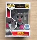 Funko Pop Disney The Lion King Rafiki Flocked #551 + Free Protector