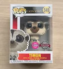 Funko Pop Disney The Lion King Timon Flocked #549 + Free Protector