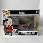 Funko Pop! Disney Villains #61 Cruella In Car Hot Topic Exclusive Vinyl Figure