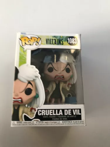 Funko Pop! Disney villains cruella de vil #1083 Vinyl Figure Boxed