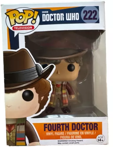 Funko Pop! Doctor Who  Fourth Doctor Vinyl Figure#222, Collectible