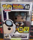 Funko Pop! Dr. Emmett Brown #62 - Glow in the Dark, Back to the Future AUTHENTIC