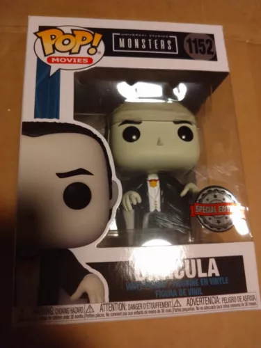 FUNKO POP! DRACULA  Universal Monsters Movies #1152 EXCLUSIVE.