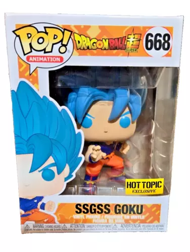 Funko Pop! Dragon Ball SSGSS Goku #668 Bottom Box Crease POP Protector