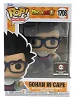 Funko Pop! Dragon Ball Super Gohan in Cape #1708 Chalice Exclusive w/Protector