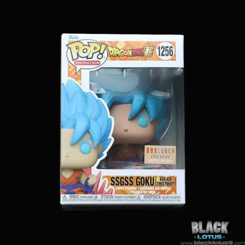 Funko Pop! Dragon Ball Super SSGSS Goku (Kaio-Ken Times Twenty BoxLunch Pop 1256