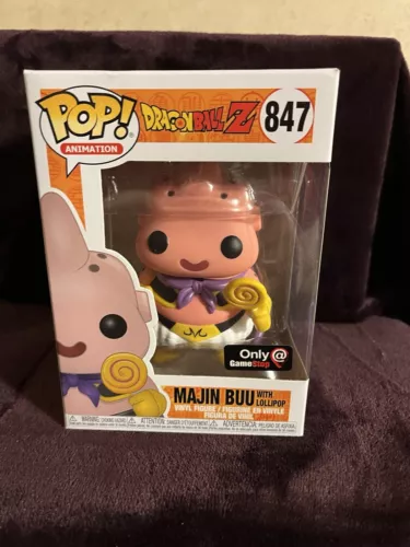 Funko Pop Dragon Ball Z Majin Buu With Lollipop #847 + Protector