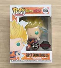 Funko Pop Dragon Ball Z Super Saiyan Goku With Energy GITD CHASE #865 +Protector