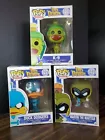 Funko Pop Duck Dodgers Collection of 4 - VAULTED -  NIB - Protective Cases