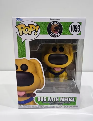 Funko POP! Dug Days - Dug With Medal #1093 Vinyl Figure Disney Pixar