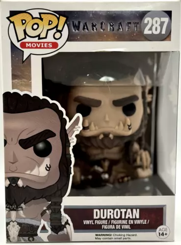 FUNKO POP! Durotan Warcraft Movies 287 W/ PROTECTOR - P69