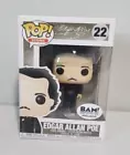 Funko Pop Edgar Allen Poe with Raven Icons BAM EXCLUSIVE #22 Collectible Figure