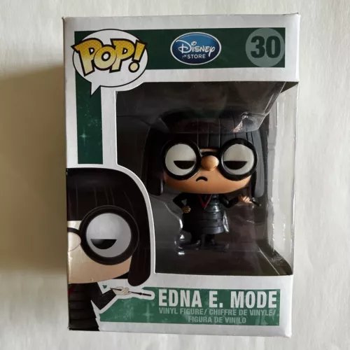 Funko Pop! Edna E. Mode #30 Vinyl Figure Disney Pixar Vaulted *Read Description*